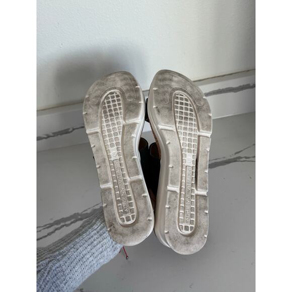 Adrienne Vittadini Sport‎ Wedge Strap Sandals Size 9.5 Black - Picture 7 of 7